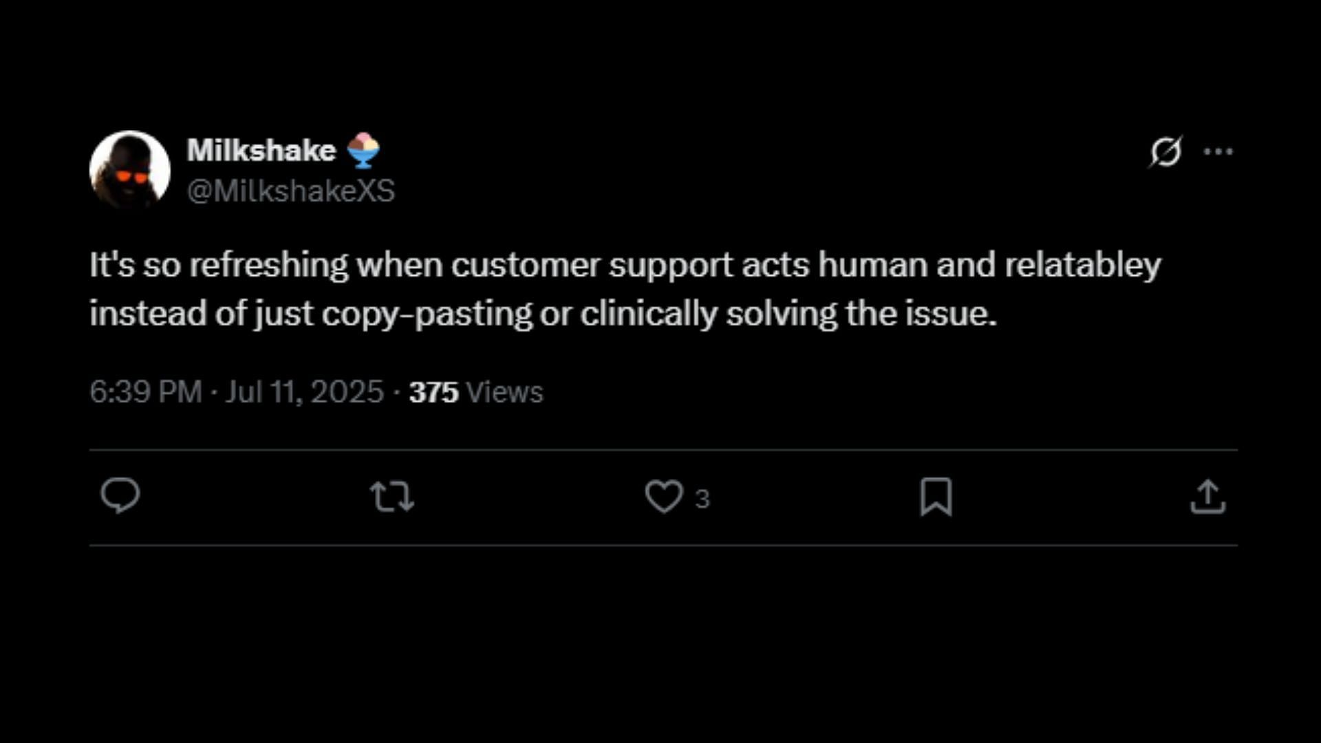 Fans react to Rockstar Support agent's response to a fan query 2/3 (Image via X)